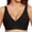 Black, variant on V Petal Bras for Women No Underwire Soft Wireless Bralettes Comfort Seamless Bra for Ladies Black XL