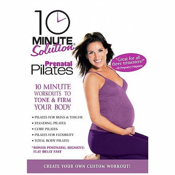 Pre-Owned 10 MINUTE SOLUTION PRENATAL PILATES (DVD/INCLUDES BODY BAND)