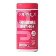 Supergut GLP-1 Daily Support Pomegranate Berry Prebiotic Fiber Blend for Metabolism Support & Digestive Health, 6oz, 18 Servings