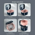 thumbnail image 4 of Denture Bath Case Cup Box Holder Storage Soak Container with Strainer Basket for Travel Cleaning, 1 Pack, 4 of 5