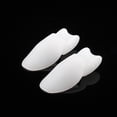 thumbnail image 4 of Hallux Valgus Separators New 2pcs Silicone Toe Protector Pad Bunion Corrector Straightener Spreader White, 4 of 8