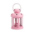 thumbnail image 1 of Candle Stand Star Metal Wind-proof Hanging Lantern Multi-Color Decorations Craft Candlestick Bedroom Tabletop Coffee Shop Pink, 1 of 6