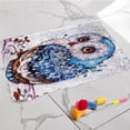 thumbnail image 2 of Latch Hook Kits for Kids and Adults, Elegant Owl | Carpet Making Crochet Kits Embroidery Kits Needlework Crafts for Home Decor, 60X42CM, 2 of 8