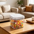 thumbnail image 7 of Airtight Food Storage Containers, BPA Free Plastic Canisters with Lids, 4 Styles Optional for Kitchen Pantry Cereal Flour Sugar Organization, 7 of 7
