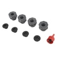 thumbnail image 3 of Kit de conector de espiga de PVC para barriles de lluvia, adaptador de mamparo de PVC para barril de lluvia de 3/4 de pulgada Accesorio de mamparo de PVC con tapones Funcionalidad de alta precisión, 3 of 8