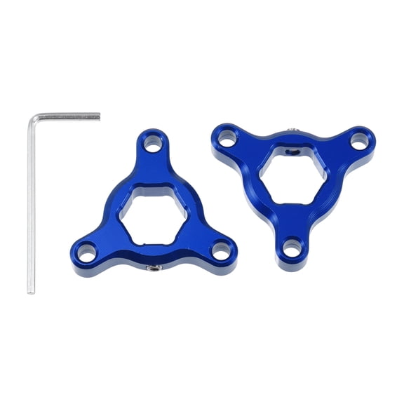 Unique Bargains 2pcs 14mm Blue Aluminum Alloy Racing Motorcycle Rider CNC Fork Preload Adjusters for Most Motorcycle