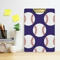 thumbnail image 6 of FMSHPON Baseball Balls Clipboard Hardboard Wood Nursing Clip Board and Pull for Standard A4 Letter 13x9 inches, 6 of 7