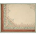 thumbnail image 3 of Jules-Edmond-Charles Lachaise 14x12 Black Modern Framed Museum Art Print Titled - Partial Design for the Painted Decoration of a Ceiling (1840-97), 3 of 5