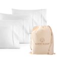 thumbnail image 1 of Fundas de almohada Good Sleep Bedding de algodón egipcio 1000 hilos, juego de 4, 1 of 7