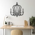 thumbnail image 3 of LaModaHome Exclusive Decorative Chandelier Metal Wall Art – Durable & Artistic Metal Wall Art for Home and Office Decor, Perfect for Any Interior Design Aesthetic, 3 of 5