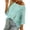 Mint Green, variant on Crochet Knit Cover Up for Women, Off Shoulder Hollow Out Beach Tunic - Sheer Loose Fit Summer Swimwear Shirt Beige L
