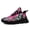 FN003-25023236-2B, variant on Lightweight Casual Gym Sneakers for Women Featuring a Gothic Skull And Rose Design, Fashion Breathable Wide Fit Tennis Shoes, Pink, Wide Width Round Toe Low Top Sport Shoes for Outdoor