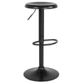 thumbnail image 2 of Home Square 3 Piece Backless Madrid Adjustable Swivel Bar Stool Set in Black, 2 of 6
