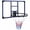 Black+Blue +Iron, variant on Wall Mount Foldable Basketball Hoop, 45"×29" Shatterproof Backboard with 18 Inch Metal Rim & All-Weather Net for Indoor, Garage & Backyard