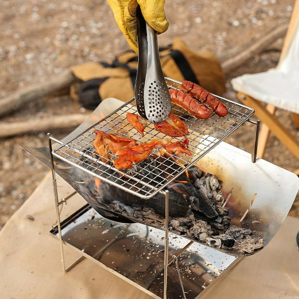 Outdoor Detachable Folding Camping Ultra Light Barbecue BBQ Grill Set