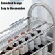 thumbnail image 5 of Zapatero Independiente De Acero Inoxidable, Organizador De Almacenamiento Para Entrada De Dormitorio, Color Blanco, 5 of 7