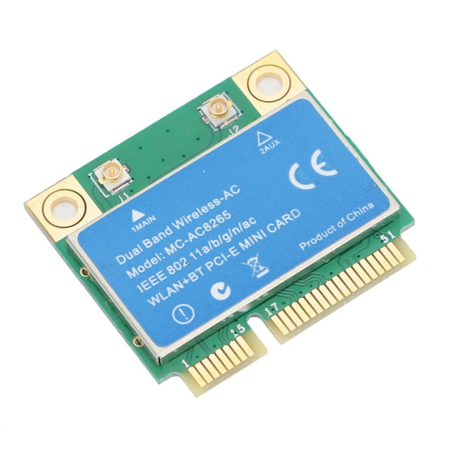 Tarjeta MINI PCIE 1200M 2,4 GHz/5GHz De Doble Banda Para Tarjeta De Red Inalámbrica Con Chip 8265 MC8265