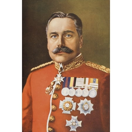 General Sir Douglas Haig 1861-1928 Field Marshal Commander British Expeditionary Force From A Photograph By J Russell And Sons Canvas Art - Ken Welsh Design Pics (24 x 36)