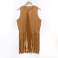 thumbnail image 2 of Zszcpp Athletic Tank Top For Girl Role Play Party Vest Performance Hippie Fringe Western Cow Tassel Blouse Girls Casual Tops, 2 of 4