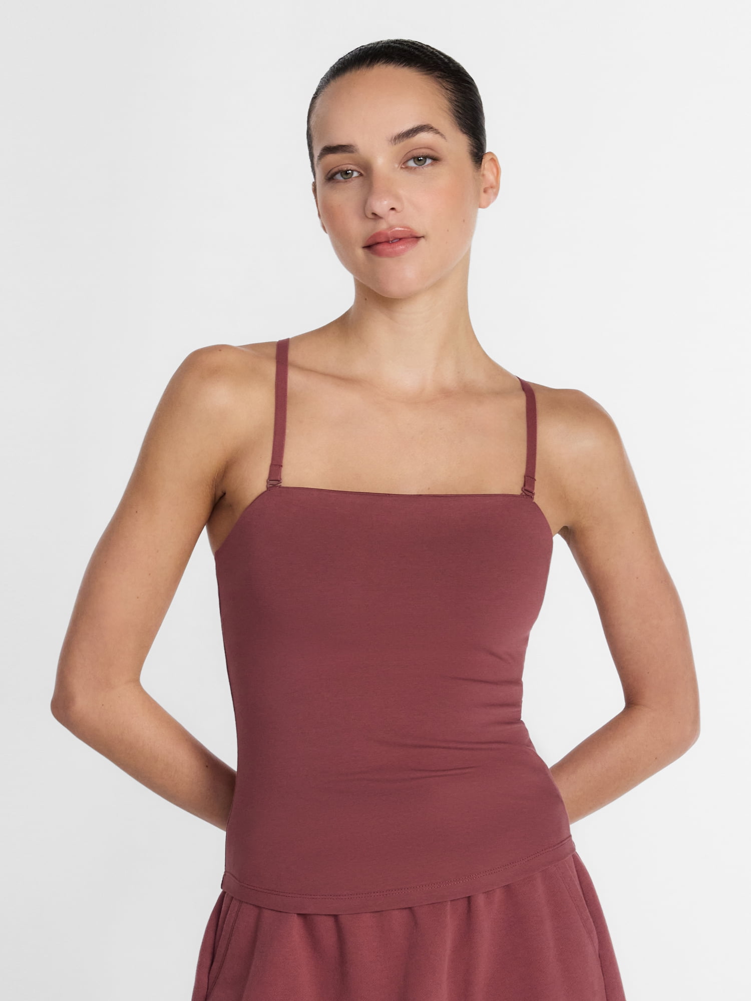 Athletic Works Women's Cotton-Blend Tube Top, Sizes XS-XXXL