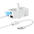 thumbnail image 3 of Replacement Pump for 50oz and 95oz Pet Fountain Cat Water Fountain Dog Water Dispenser Ultra Quiet Long Lifespan Water Pump, USB Cable, LED Lights, 3 of 6