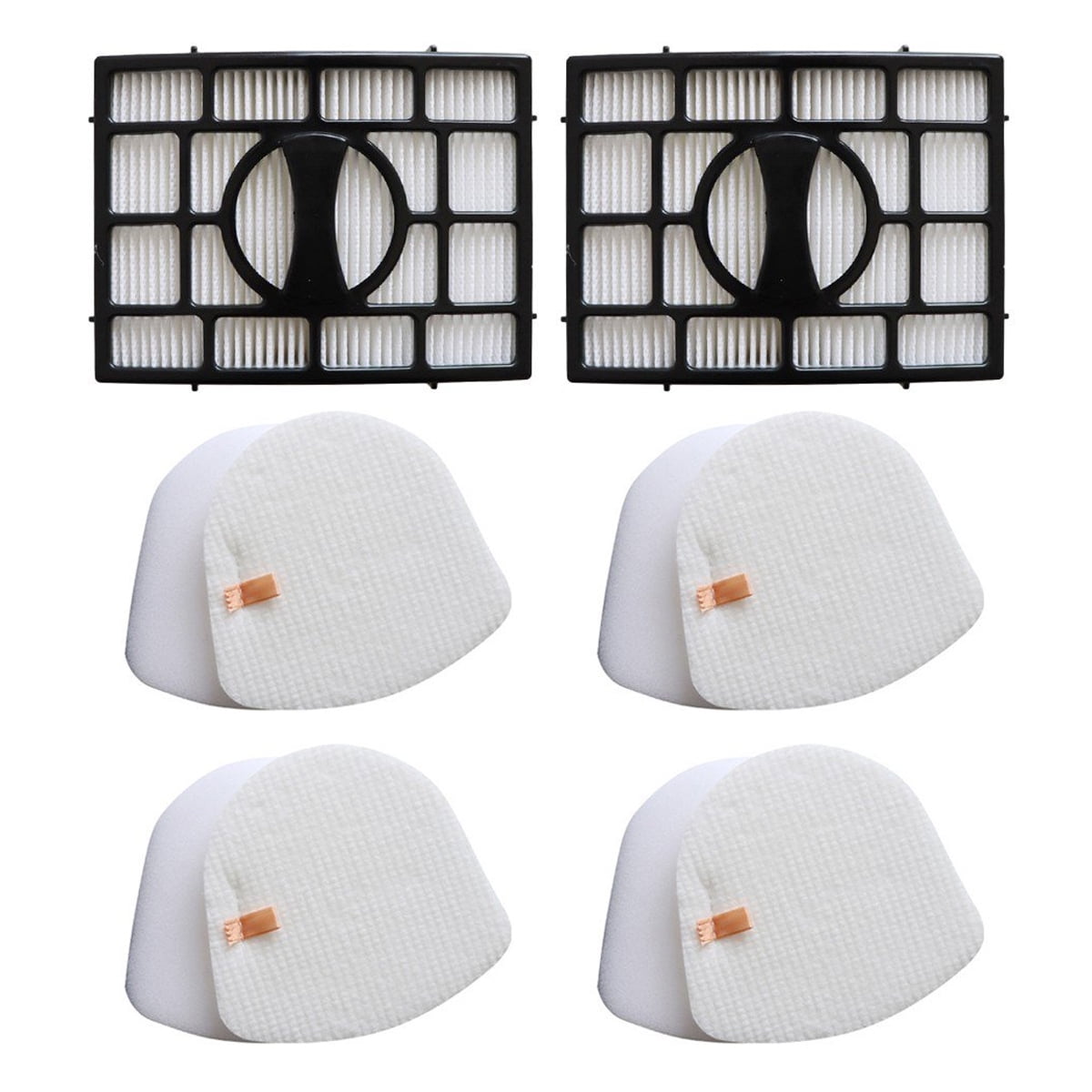 2 Hepa+4 Foam Felt Filter for Shark Navigator ZU560, ZU561, ZU562