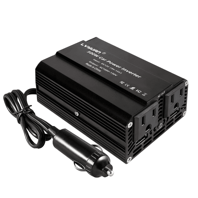 500W/300W Car Inverter DC12V AC110V Power Conversion Mini Portable Inverter With USB 5V 3.1A Output US Socket
