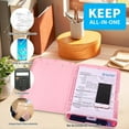 thumbnail image 5 of Clipboard with Storage, Large Capacity Nursing Clipboards with Low Profile Clip, Heavy Duty Plastic Storage 8.5x11 Clip Board with Pen Holder, Side-Opening, A4 Organization Box for Writing, 5 of 9