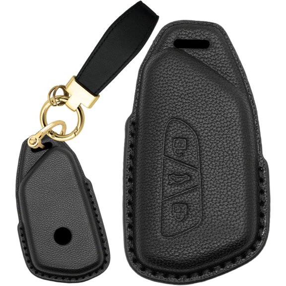 Key Fob Cover Compatible with Fit for Volkswagen Golf 8 2020-2026 Keychain Case Holder Protector,A-Black
