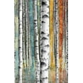 thumbnail image 2 of Brey 17x24 Black Ornate Wood Framed with Double Matting Museum Art Print Titled - Abstract Birch I, 2 of 4