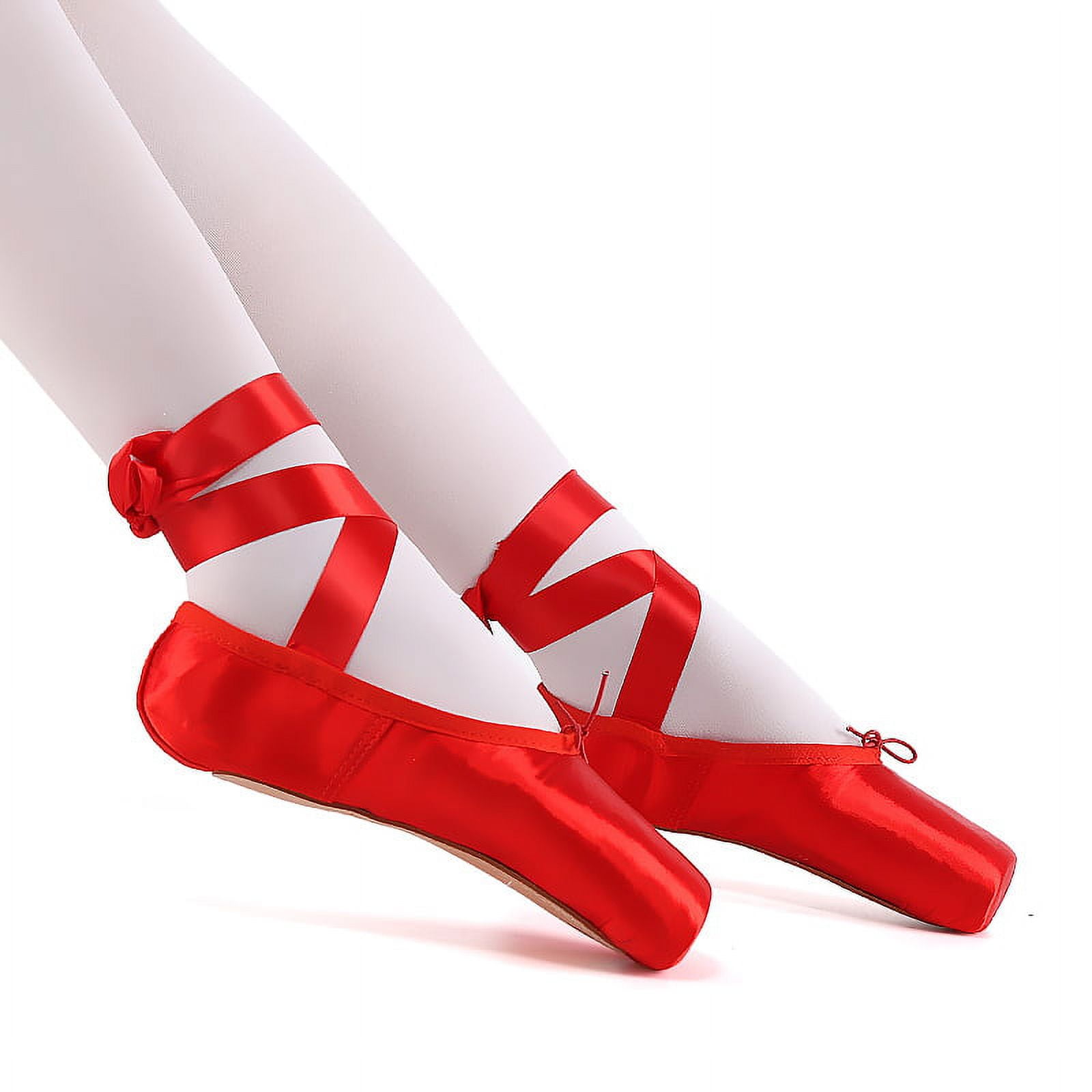 Red pointe best sale shoes ballet
