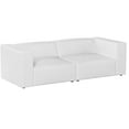 thumbnail image 5 of Modway Mingle Ensemble de Canapé Sectionnel Contemporain Moderne 2 Pcs en Blanc, 5 of 5