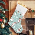 thumbnail image 5 of Coolnut Christmas Stockings Snowmen Winter , 1 Pack 17.7" Xmas Fireplace Santa Socks Christmas Tree Hanging Stockings Decoration for Christmas Holiday Xmas Gift, 5 of 6