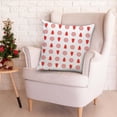 thumbnail image 3 of Christmas Red Tree Decorative Pillow Cover, Soft Short Plush Holiday Cushion Case with Festive Pattern, Removable Cozy Winter Home Decor for Living Room Sofa & Bedroom, 18x18 inches (45x45cm), 1 Pack, 3 of 5