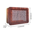 thumbnail image 4 of Gallickan Piggy Bank for Adults Kids, Wooden Coin Bank for Boys and Girls, Cash Vault Money Box $10000 Challenge Money Box with Money Target and Numbers, 10000, 4 of 6