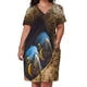 thumbnail image 3 of Hyacinth Macaw Loose Pocket Dress Dress woman prom dresses 2025, 3 of 7
