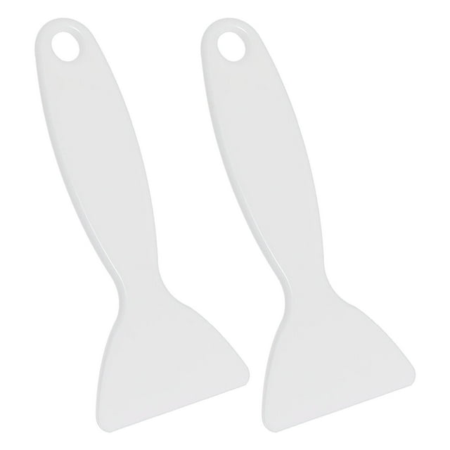 2PC Refrigerator Freezer Deicer Scraper, Plastic Shovel, Ergonomic Handle, Hanging Hole, Safe for Fridges & Car Windshields - Reduces Power Use