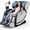 Blue, variant on Zero Gravity Electric Massage Chair, 12 Rollers, Heating, 3 Massage Modes, for All Occasions, Gray