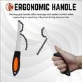 thumbnail image 3 of wqlpp-Chain Whip - Bike Cassette Removal Tool Sprocket Remover with Rubber Coated Handle Grip - Compatible with Shimano, Sram Cassette Sprocket Remover, 3 of 4