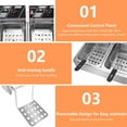 thumbnail image 5 of GOOD OFFER! Zokop Electric Countertop Deep Fryer with Dual Baskets Stainless Steel Double Tank Electric Fryer for Home and Commercial Use,12.7QT/12L/Max 5000W,Dual Tank, 5 of 9
