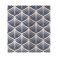 thumbnail image 3 of Rideau de Porte Japonais Chambre Feuilles Bleues, 3 of 6