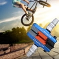 thumbnail image 1 of Pastillas de freno de bicicleta Macarena 2 piezas de freno V azul, 1 of 7