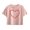 LIGHT PINK, variant on Instant Message - Baseball Heart Stitch - Youth Girls Boxy T-Shirt