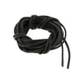 thumbnail image 3 of Cordón de cuero, correas de cuero para manualidades y joyería - Negro, 3 of 7