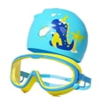 thumbnail image 1 of Gorro y Gafas de natación ajustables para niños perfecl, 1 of 8