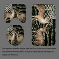 thumbnail image 4 of 4PCS Deer Shower Curtain Set, Camo Camouflage Black American Flag Moose Elk Woodland Animal Hunting Lodge Cabin Country Rustic Farmhouse Bathroom Decor Fabric Shower Curtain, Non-slip Bath Mat, 4 of 7