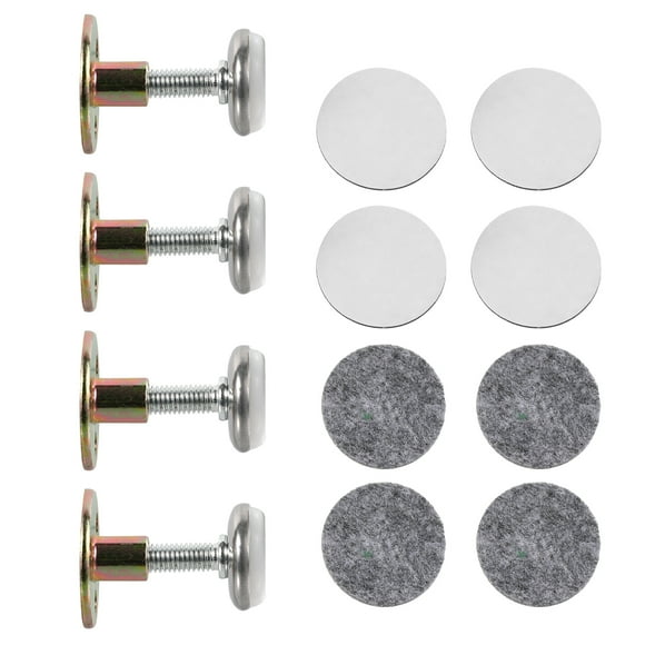 Milisten 4 Pcs Patins de Nivellement pour Pieds de Meubles Robustes