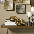 thumbnail image 2 of 14" x 3" Gold Aluminum Chain Sculpture, by DecMode, 2 of 7