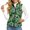 Candy Cane Pine Cone Pattern, variant on Lightweight Sleeveless Jacket for Winter Work, Stretch Polyester Flattering Fit Women's quilted jacket vest, Pickleball Floral Pattern