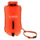 thumbnail image 1 of Boya de natación impermeable Bolsa seca Dispositivo de flotación inflado y cinturón para nadar en aguas abiertas, kayak, surf, snorkel, buceo, deporte - Fluo Orange, 36x72cm Sunnimix Boya inflable de nadar, 1 of 8
